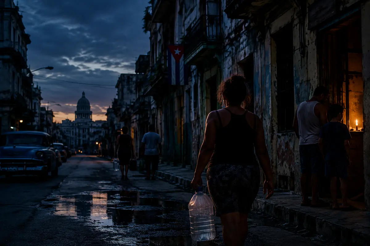 🔴 CUBA AL BORDE DEL ABISMO: oscuridad, sed, hambre y cárcel. Lo que está pasando en la isla y nadie te cuenta