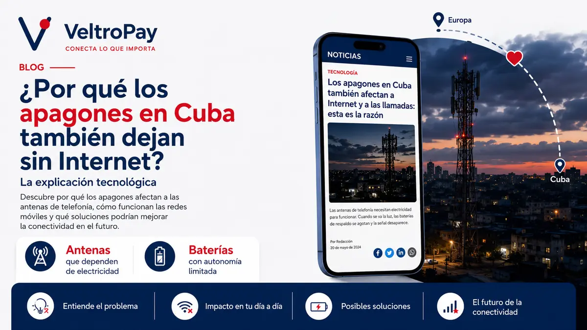 ¿Por qué los apagones en Cuba también dejan sin Internet? La explicación tecnológica