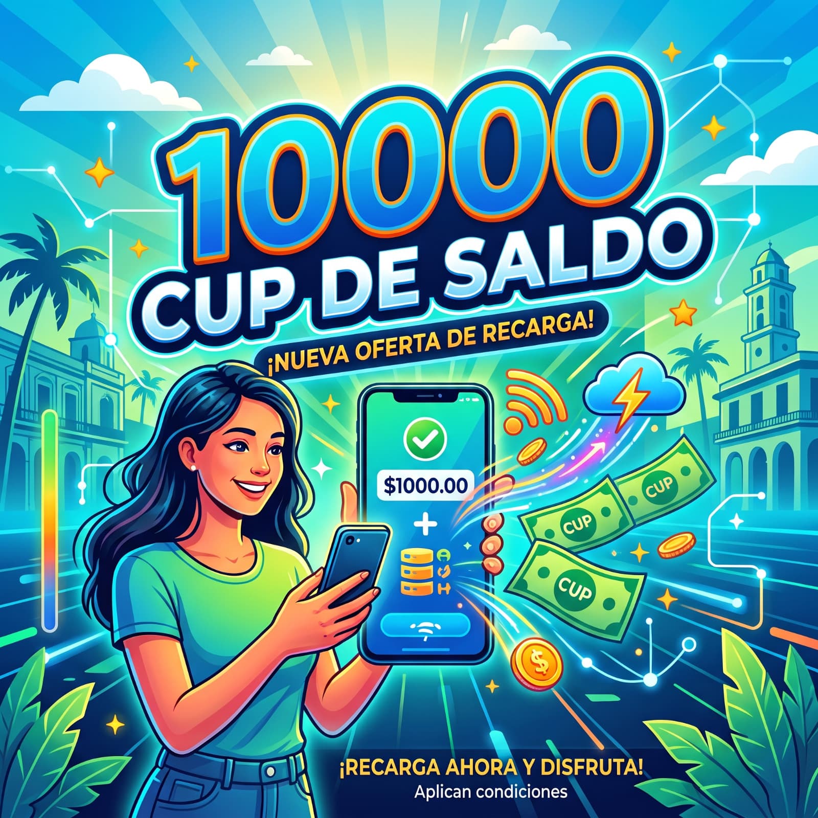 1000 CUP SALDO