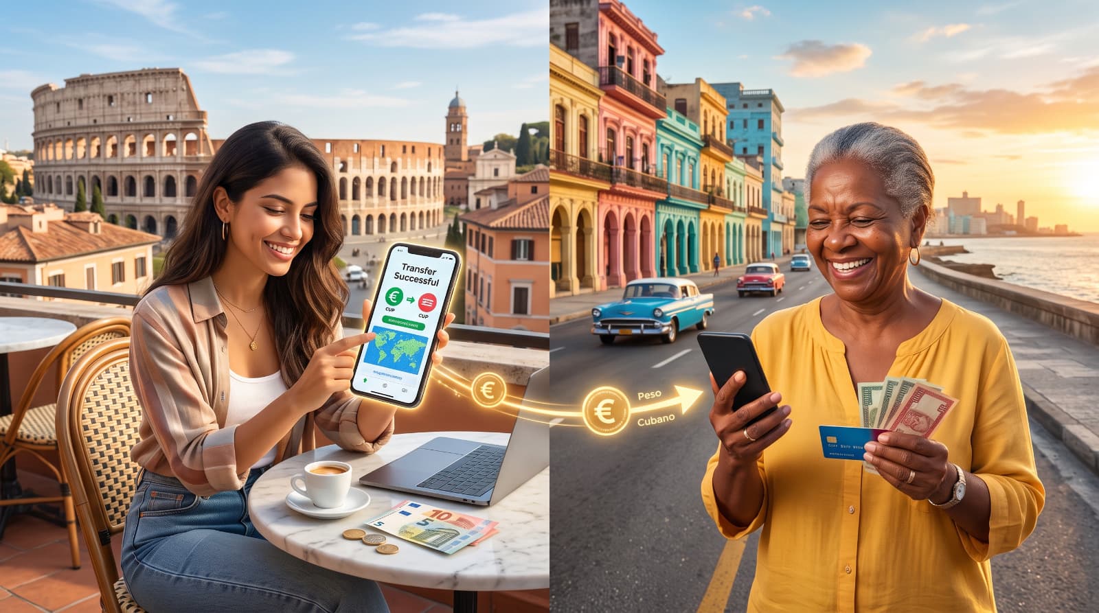 Cómo enviar dinero a Cuba desde Italia de forma rápida, segura y sin complicaciones