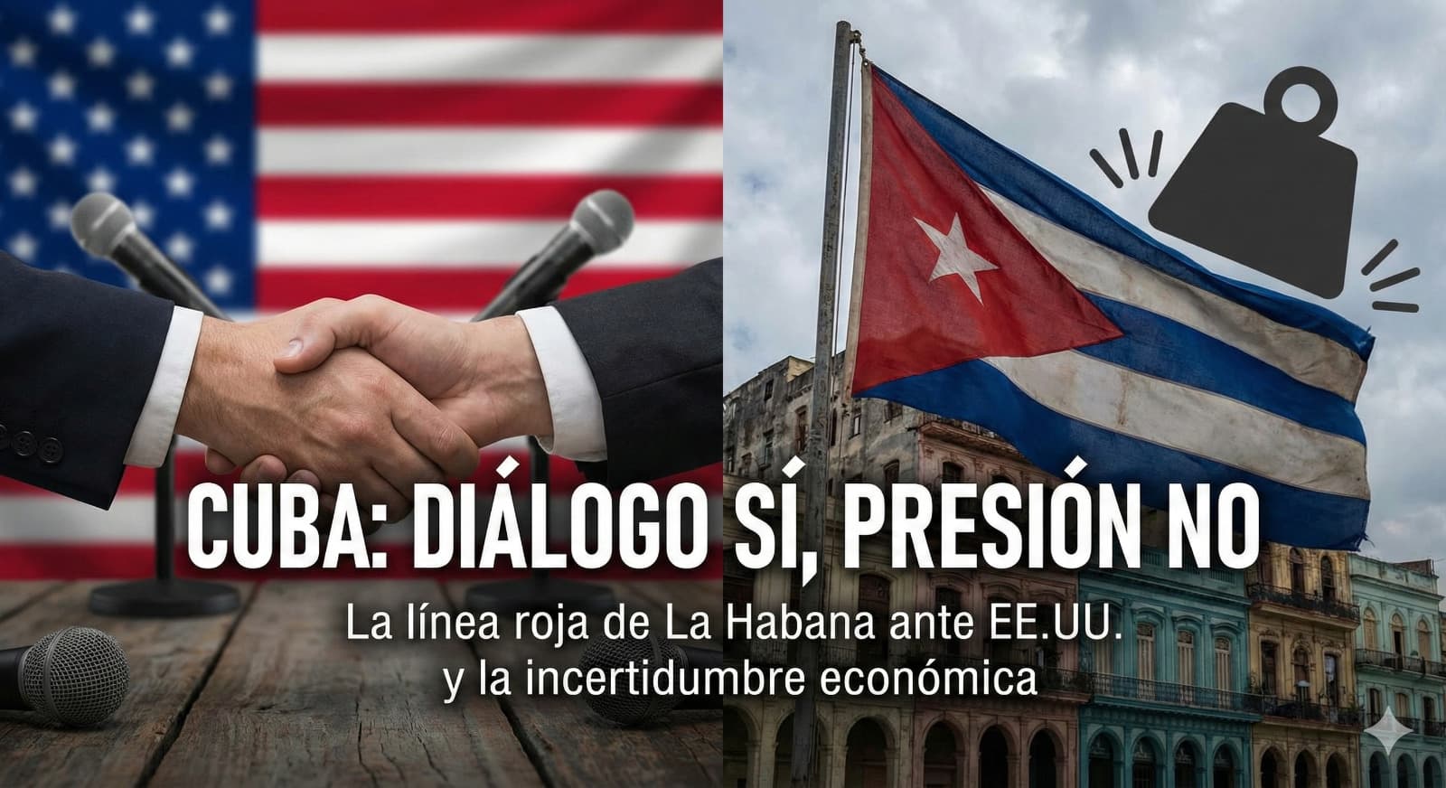 Cuba dispuesta al diálogo con EE.UU. pero traza una línea roja: "No" al cambio de régimen bajo presión