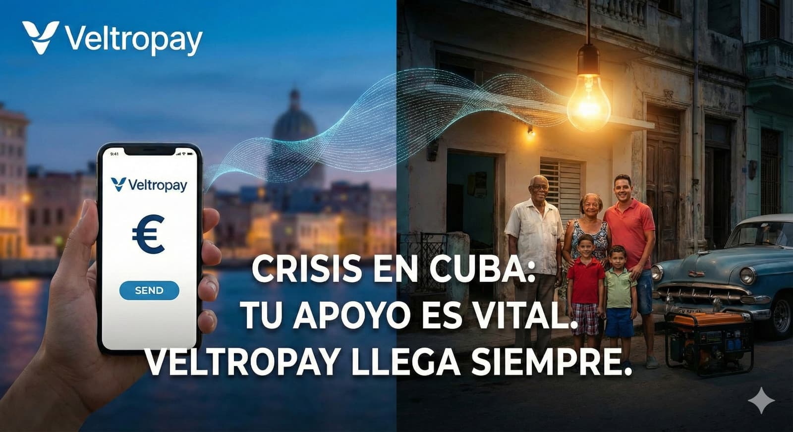 Cuba en "Pausa": La crisis de combustible aísla a la isla, pero Veltropay mantiene el puente abierto