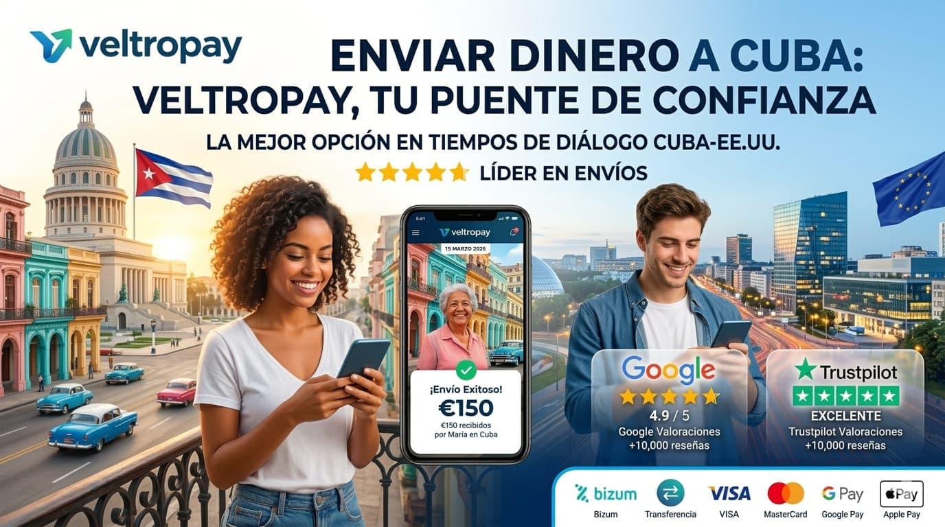 Diálogos Cuba-EE.UU. y el Embargo: Por Qué Veltropay Sigue Siendo la Mejor Opción para Enviar Dinero a Cuba