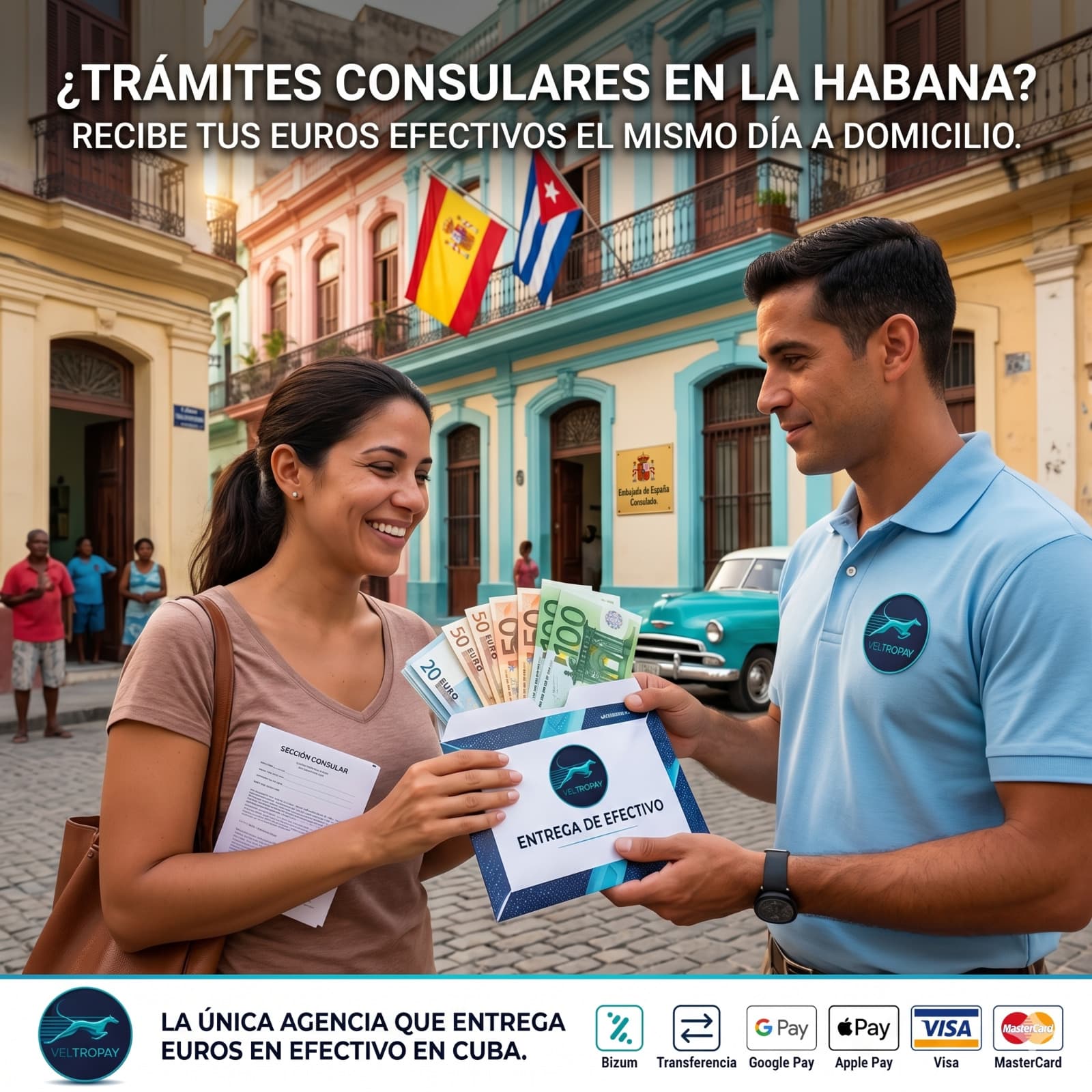 La Única Agencia que Entrega Euros en Efectivo en La Habana: Imprescindible para Trámites Consulares