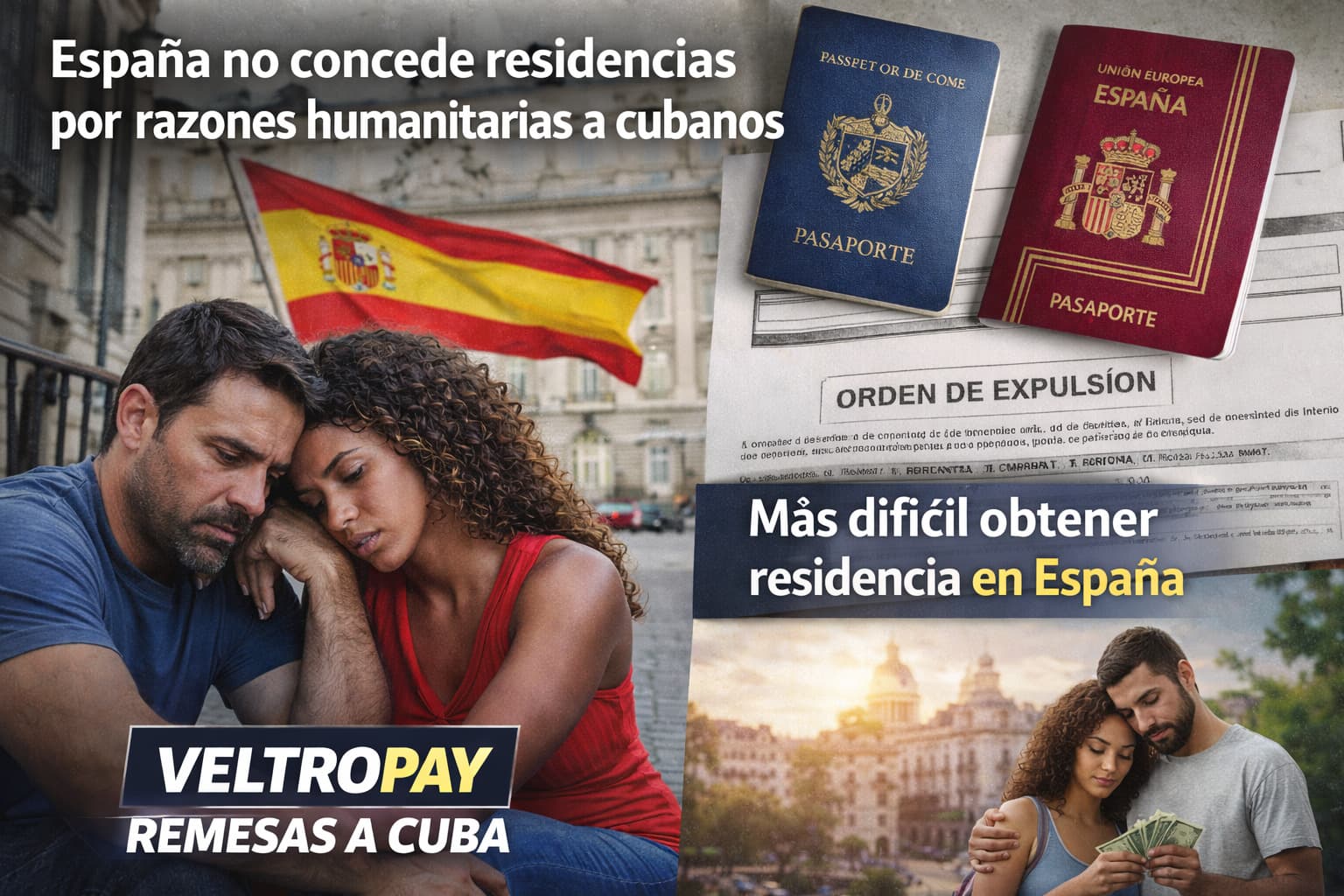 Malas noticias para los cubanos que buscan la residencia en España por esta vía