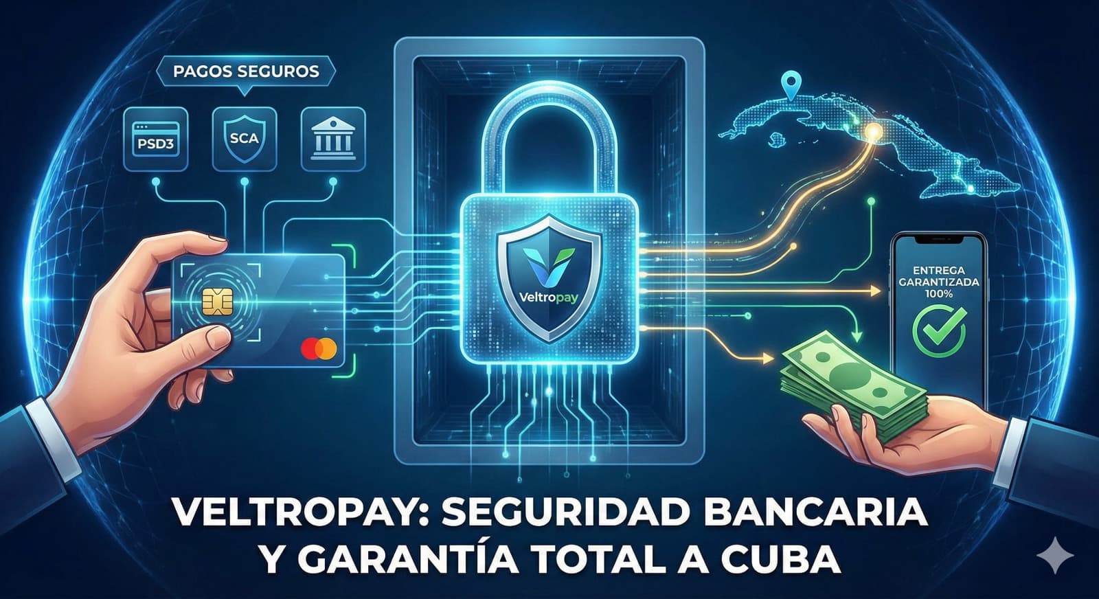 Seguridad Bancaria y Protección de Datos: Por qué Veltropay es la Vía Más Segura para tus Remesas a Cuba