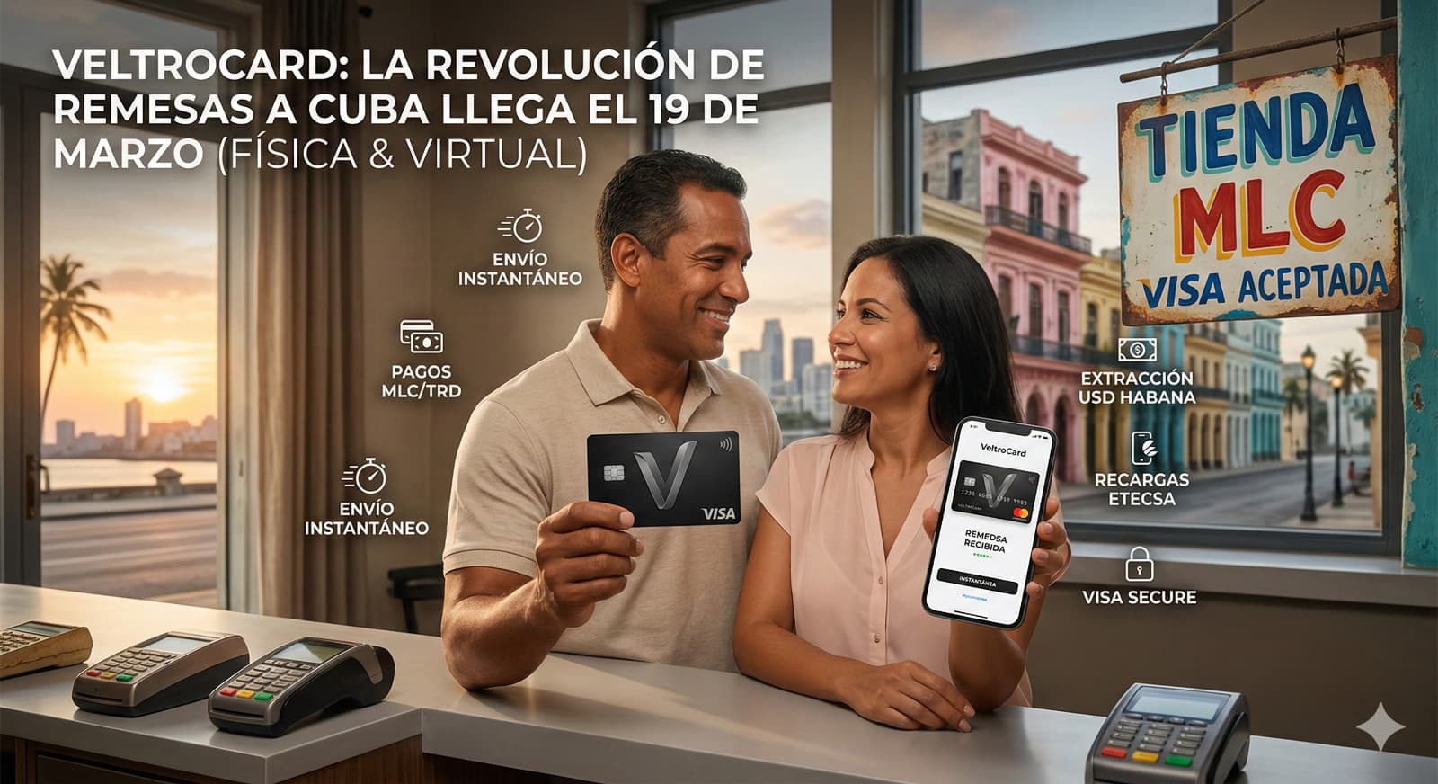 VeltroCard: La Revolución de las Remesas a Cuba Llega el 19 de Marzo (Física y Virtual)